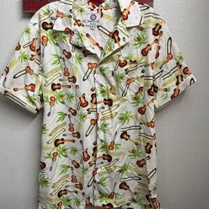 Guitar Print Men's‎ Shirt